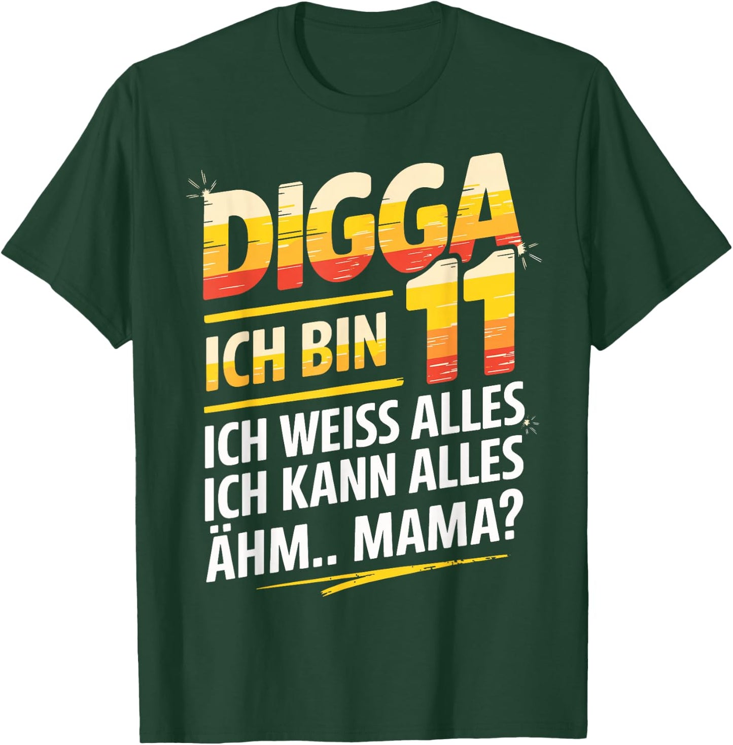 11th Birthday Boy Girl 11 Years 2015 Funny Gift T-Shirt - T-Shirt | Forest