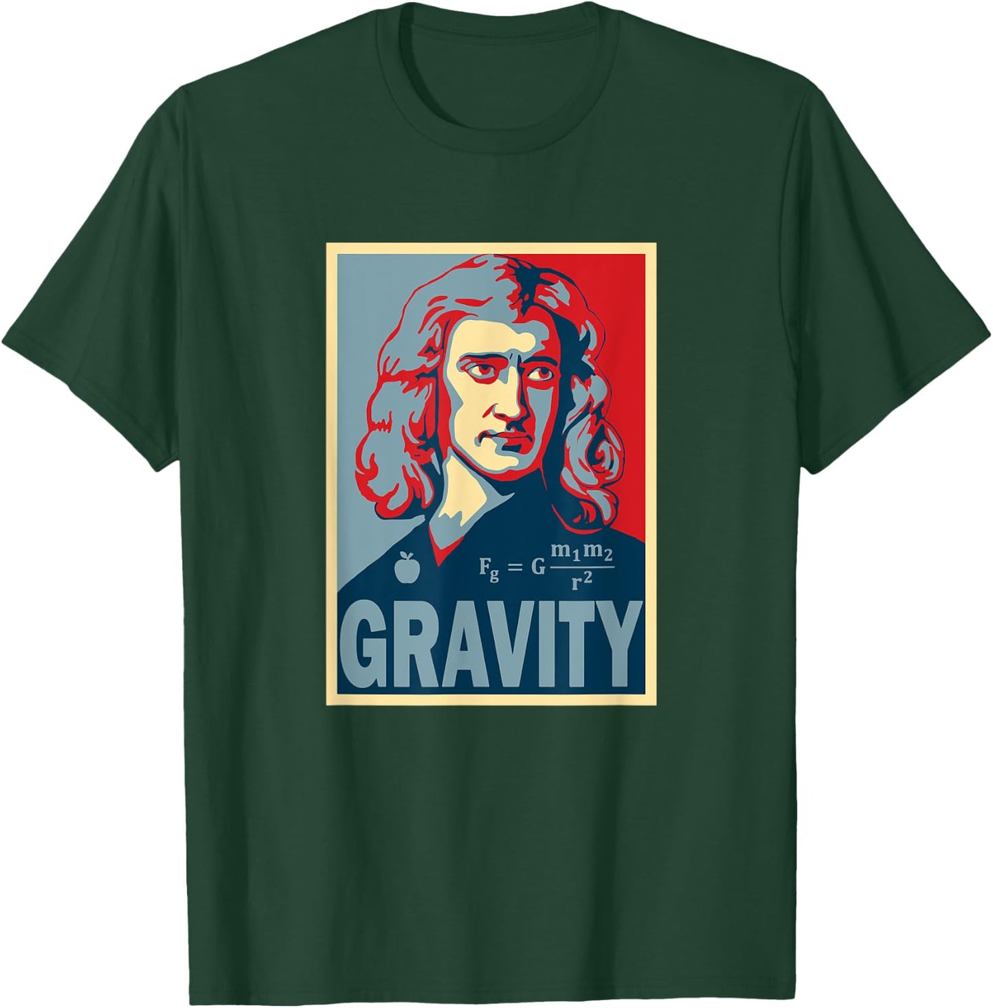 Isaac Newton Poster Style Pop Art T-Shirt - T-Shirt | Forest