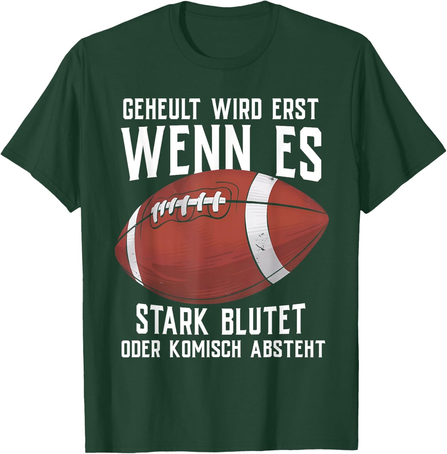 American Football Men's Children's Football Player , black T-Shirt - T-Shirt | Forest