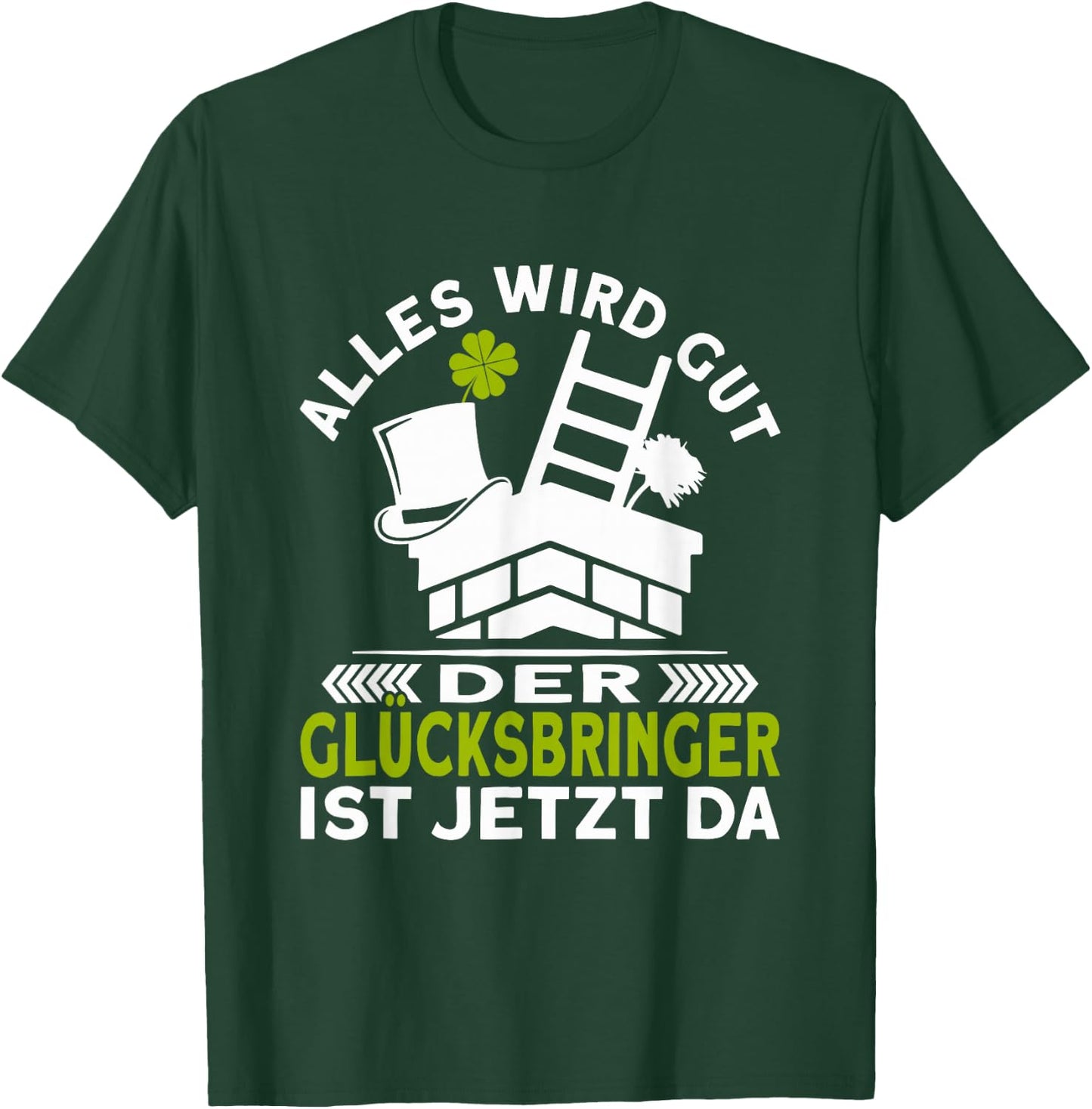 Chimney Sweeper with Chimney Sweep, black T-Shirt - T-Shirt | Forest
