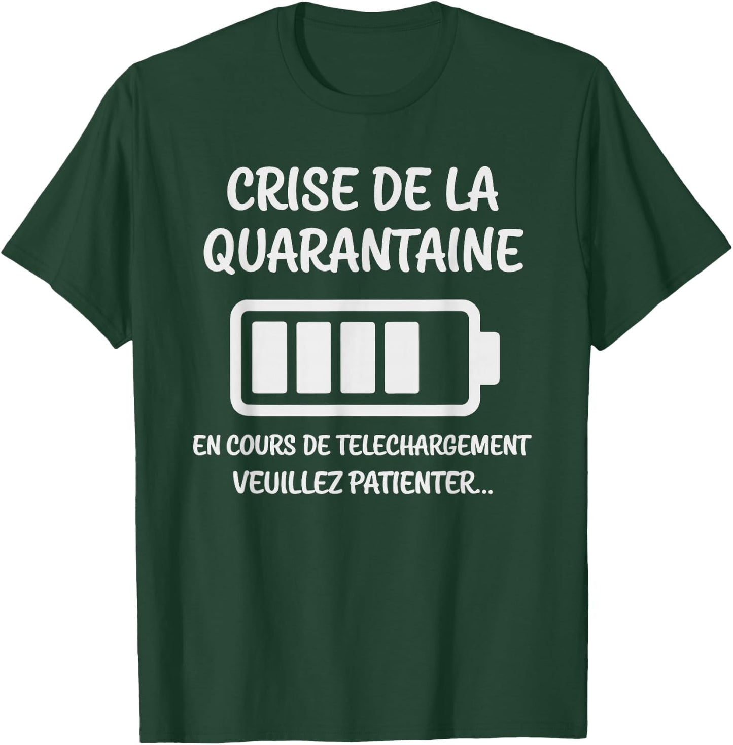 Crise de la Quarantaine en Cours Humour Original 40 Ans T-Shirt - T-Shirt | Forest