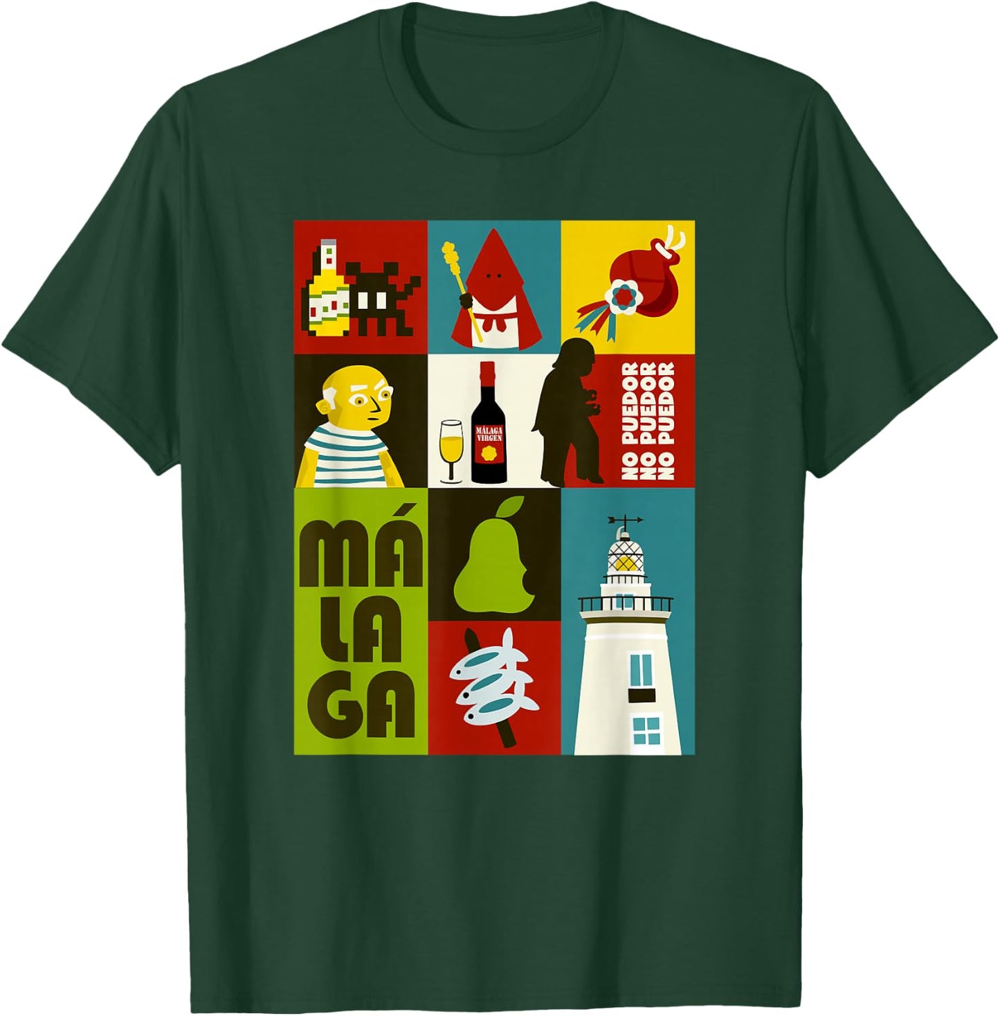 Souvenir Malaga T-Shirt - T-Shirt | Forest