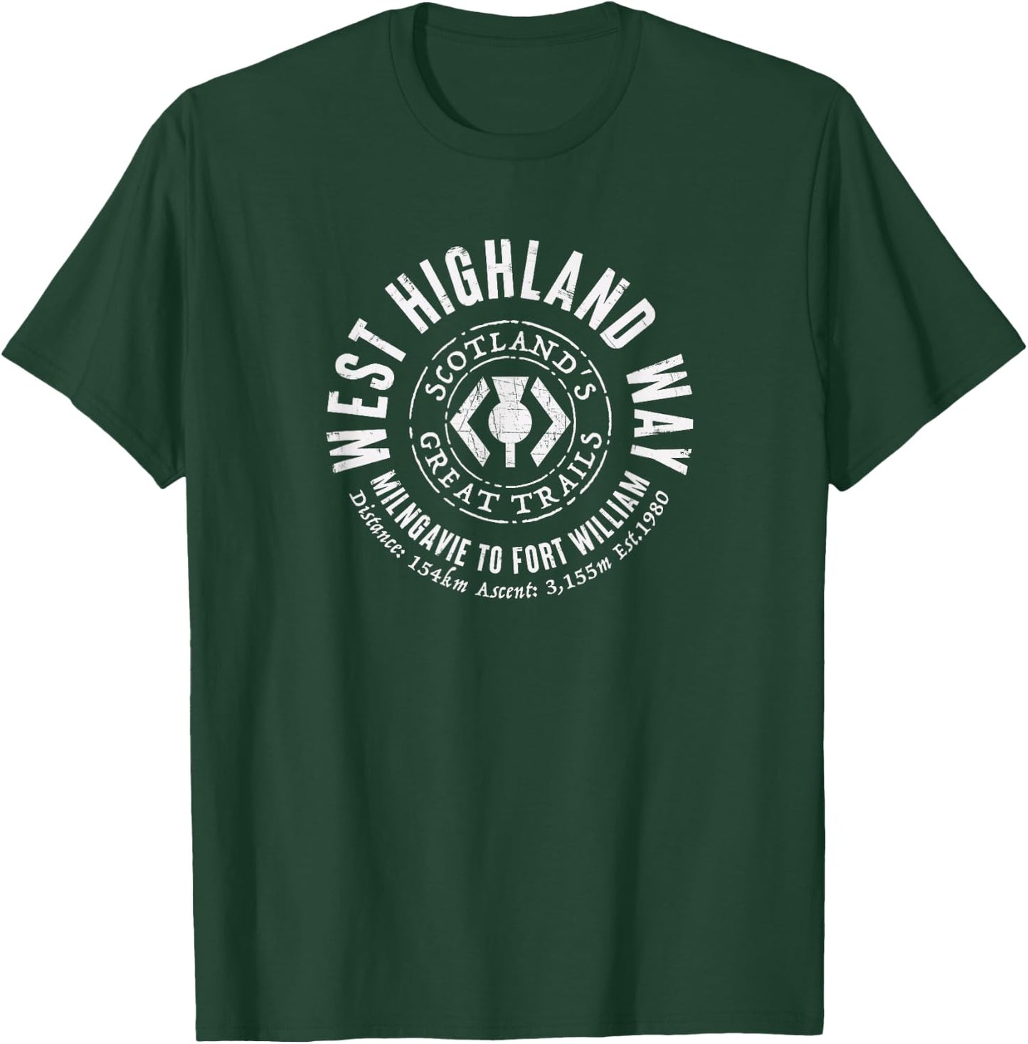 West Highland Way Scotland Great Hikes T-Shirt - T-Shirt | Forest