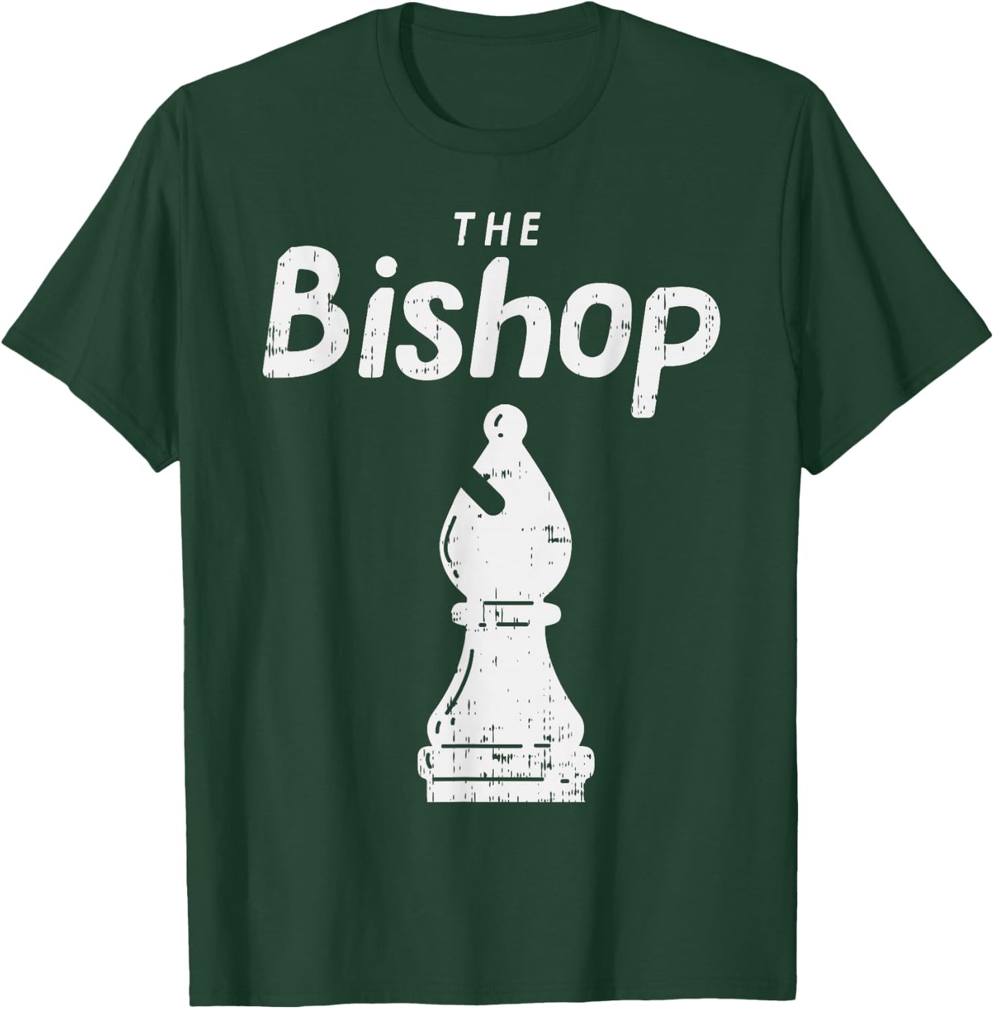 Chess Piece The Bishop Shirt Halloween Matching Costume T-Shirt - T-Shirt | Forest