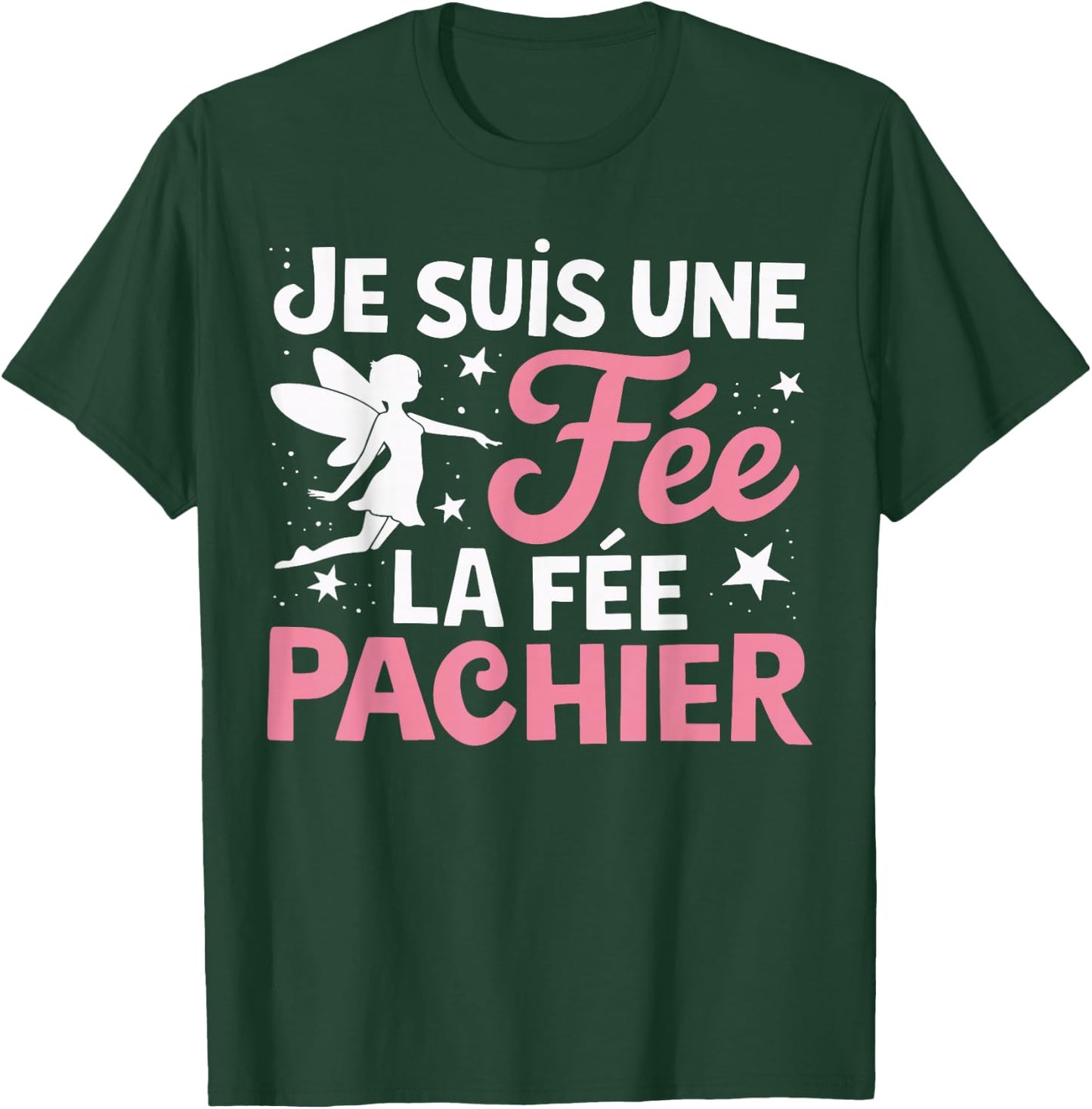 Je Suis Une Fee La Fee Pachier Woman Man Je suis une fée , Black, S T-Shirt - T-Shirt | Forest