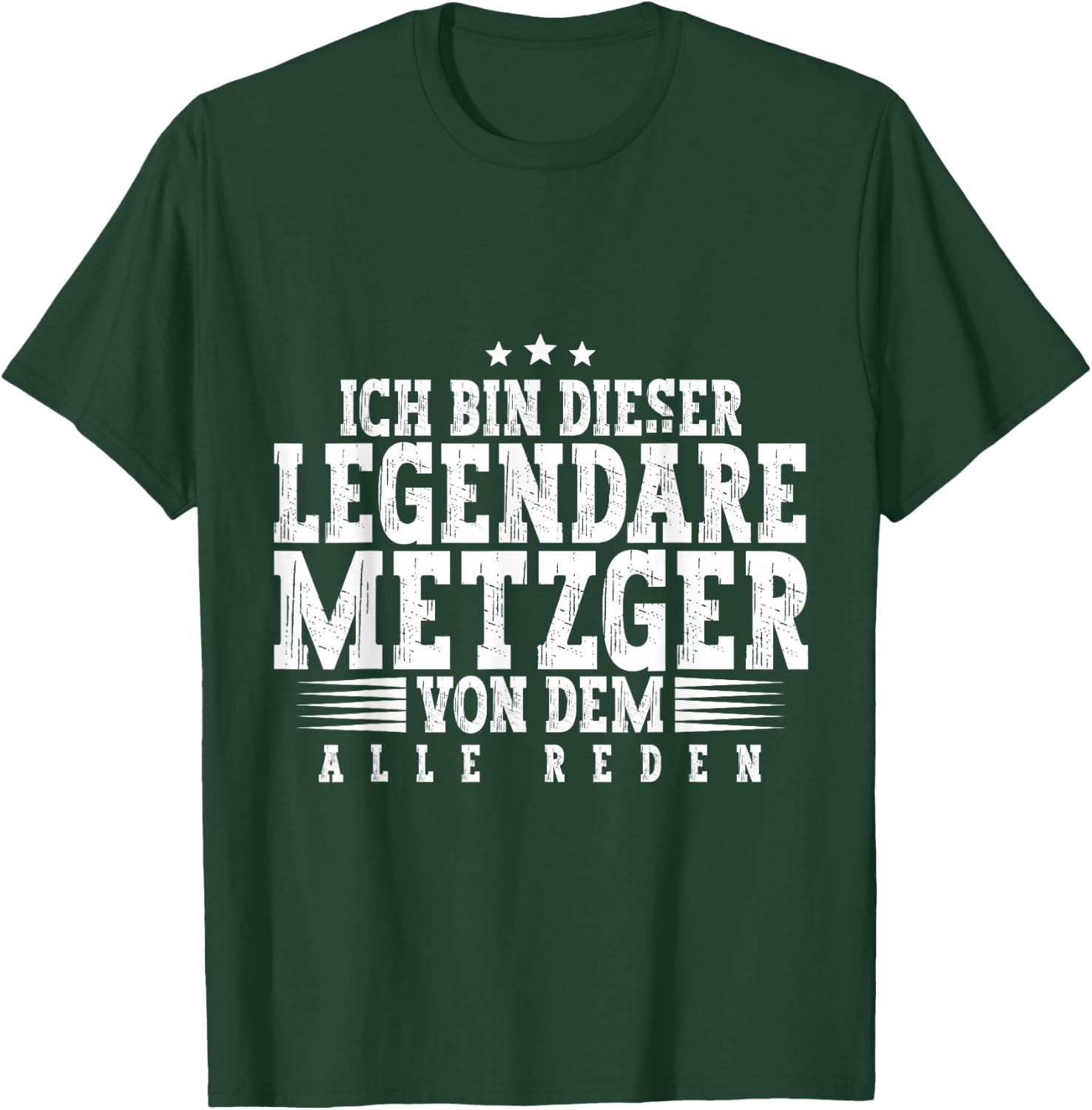Fleischer Metzger T-Shirt - T-Shirt | Forest