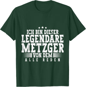 Fleischer Metzger T-Shirt - T-Shirt | Forest