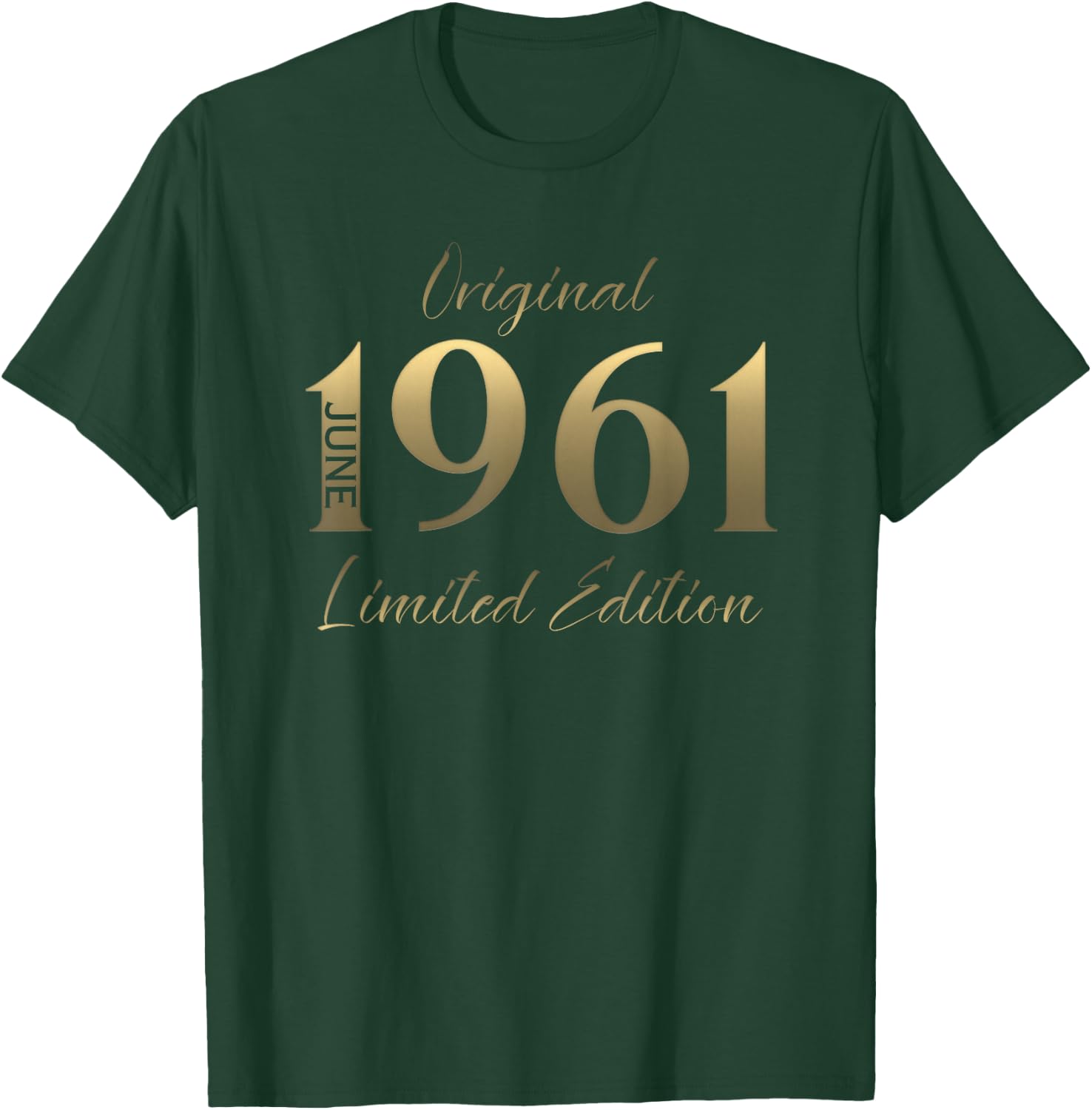 65 Ans Anniversaire Homme Cadeau Juin 1961 Vintage T-Shirt - T-Shirt | Forest