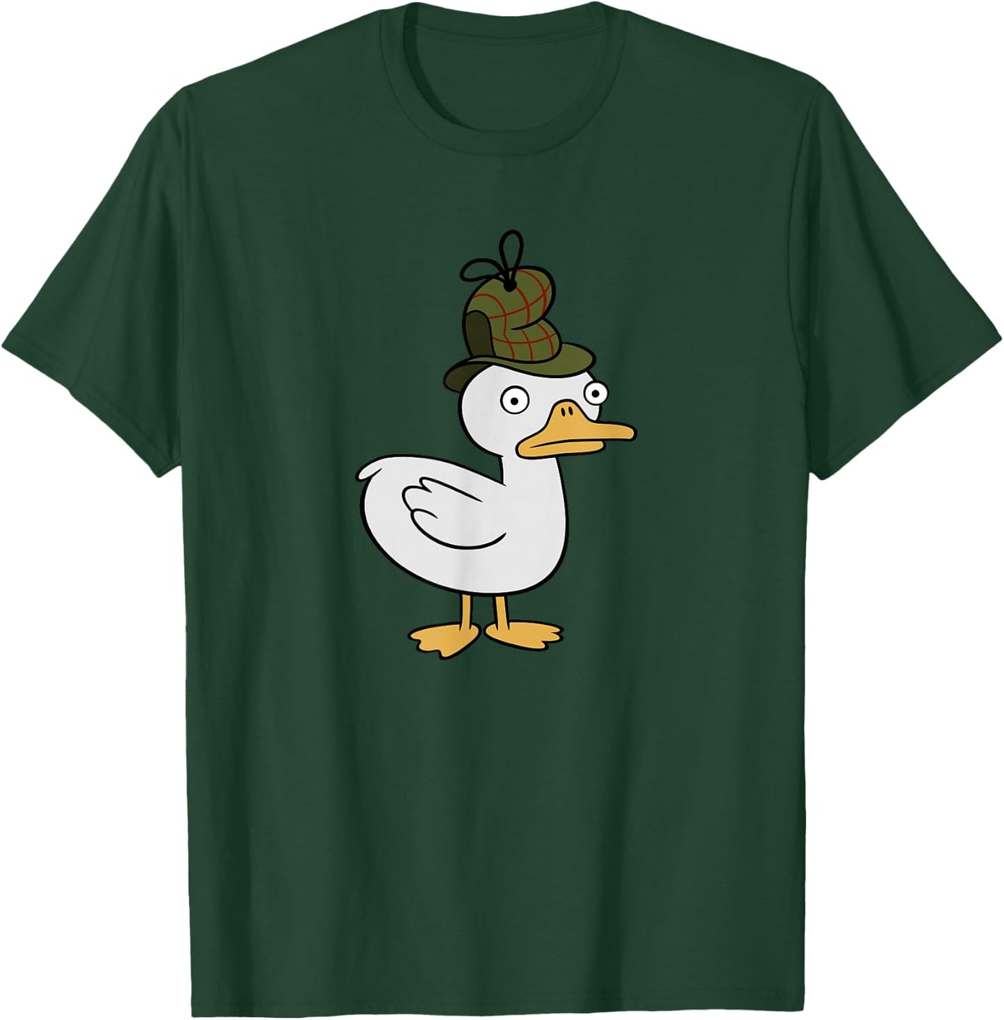 Disney Channel Gravity Falls Duck-Tective , Black, S T-Shirt - T-Shirt | Forest