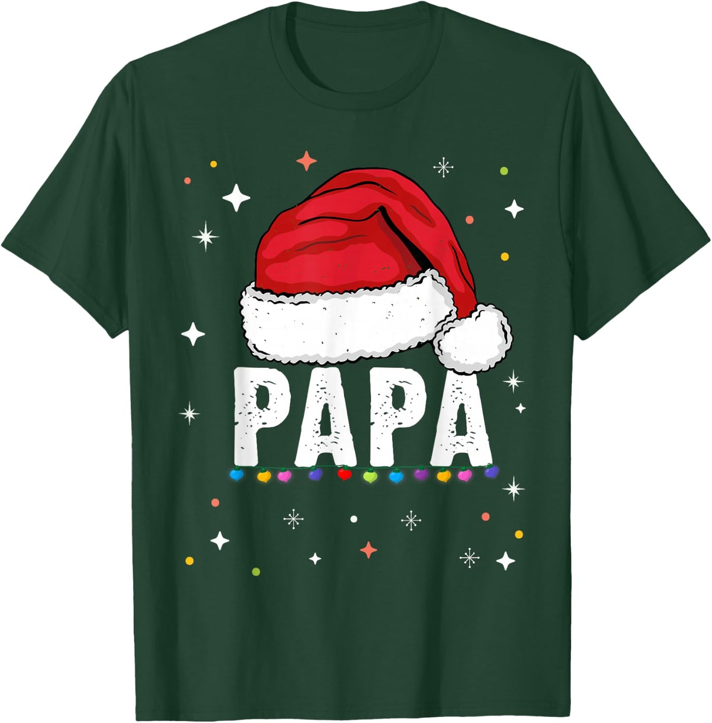 Dad T Shirt Family Matching Christmas Gift Father Christmas Gift , Black, S T-Shirt - T-Shirt | Forest