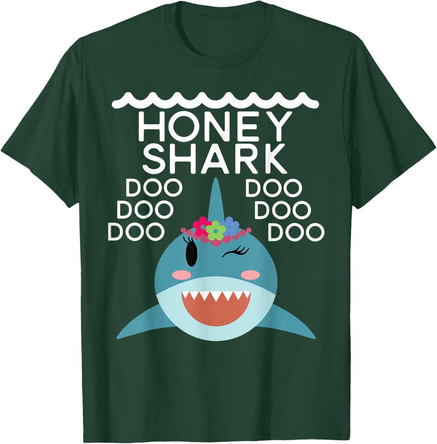 Honey Shark shirt Matching Family Shirts Shark T-Shirt - T-Shirt | Forest