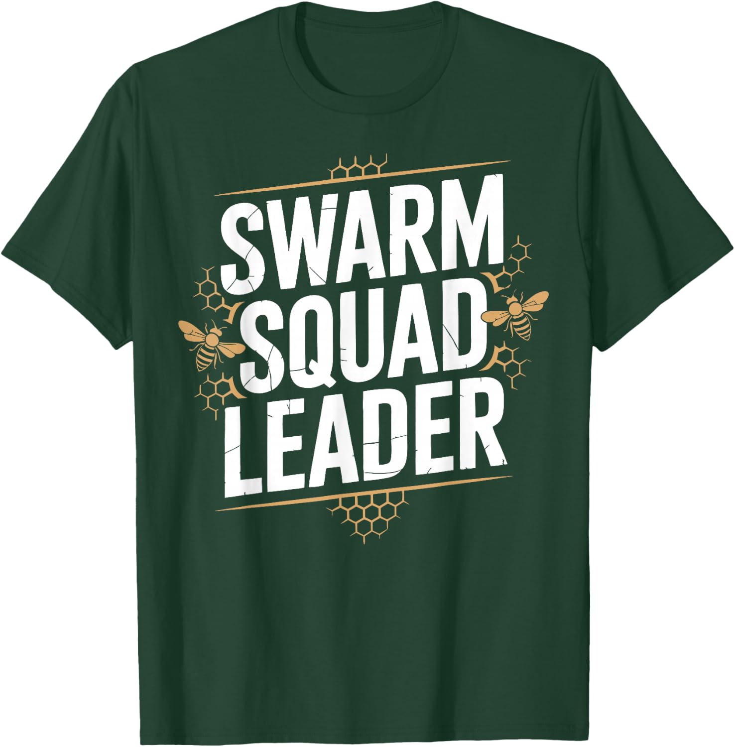 Beekeeping Bee Swarm Leader Beekeeper T-Shirt - T-Shirt | Forest