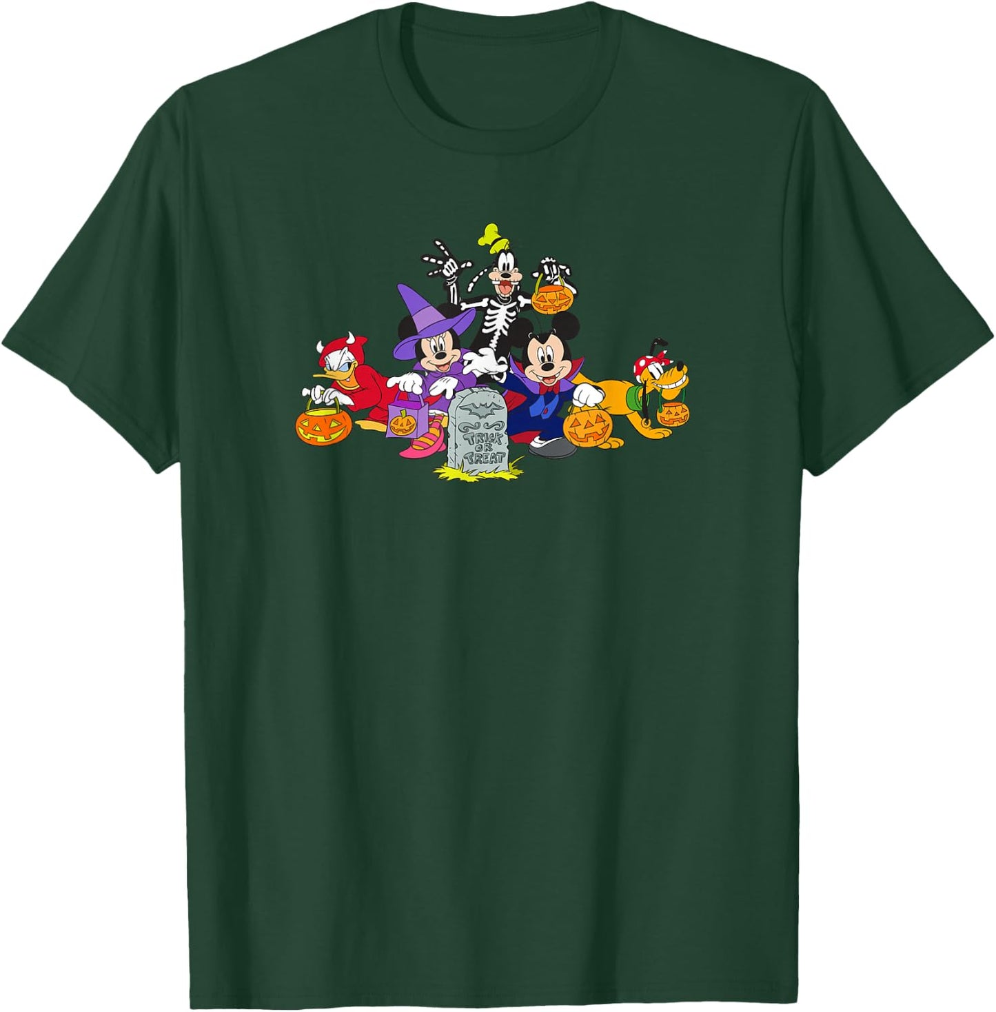 Disney Mickey and Friends Halloween Group Costume Trick! T-Shirt - T-Shirt | Forest