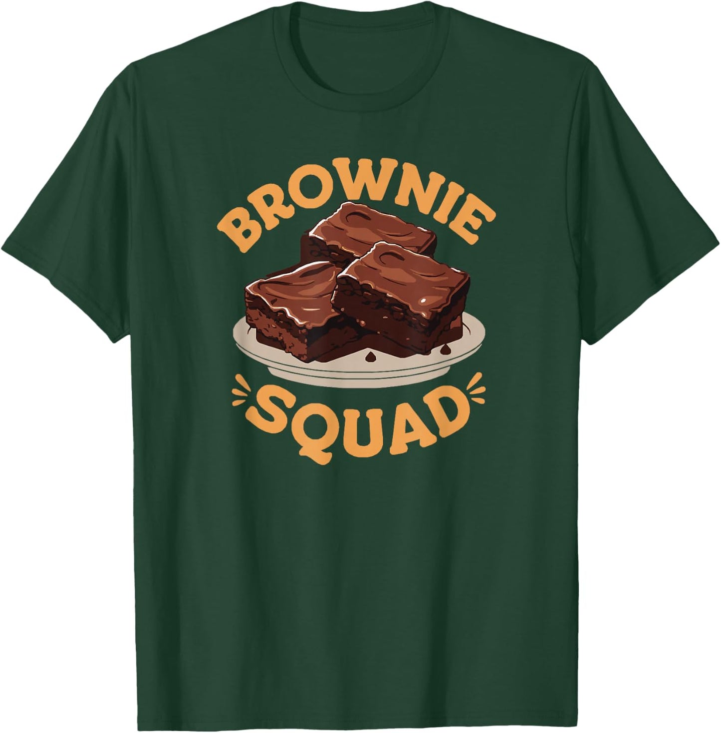 Brownie Squad Chocolate Dessert T-Shirt - T-Shirt | Forest