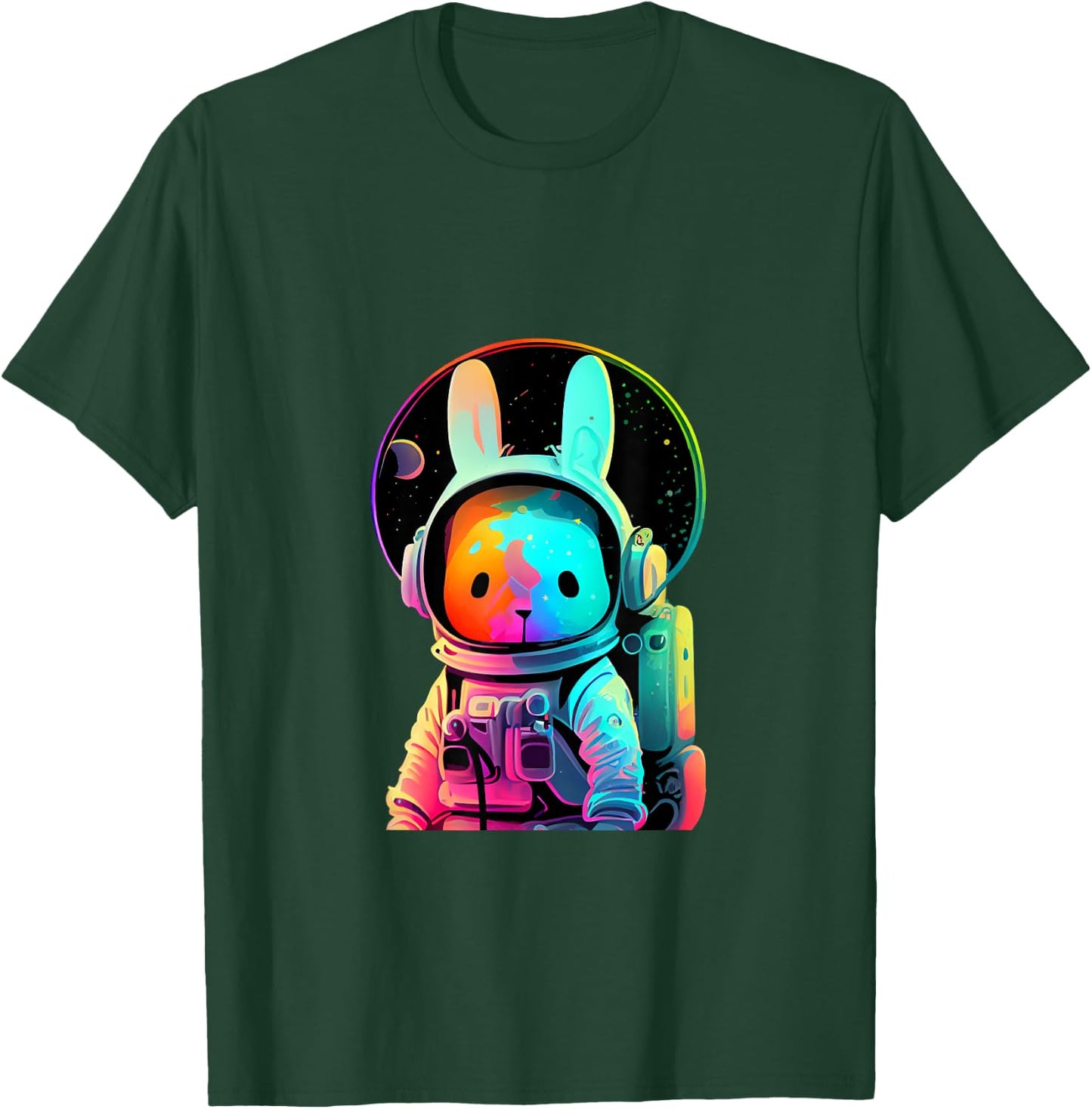 Easter Bunny Astronaut T-Shirt - T-Shirt | Forest