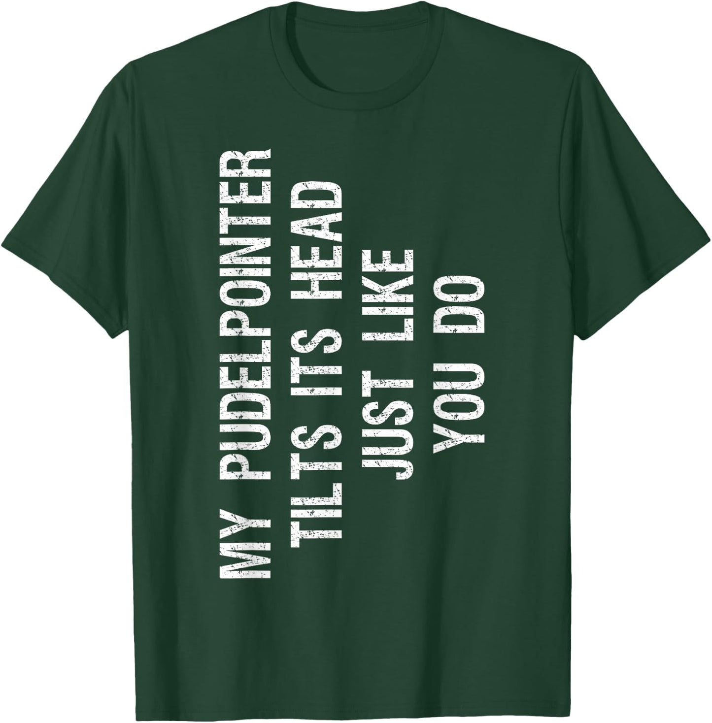 Pudelpointer Dog -Adults & Kids Funny - Black, Small, Short Sleeve T-Shirt - T-Shirt | Forest