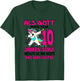 Girls 10 Years 10 Year Old 10 Birthday , White T-Shirt - T-Shirt | Forest