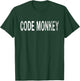 Vintage Code Monkey Distressed Techie Humor T-Shirt - T-Shirt | Forest