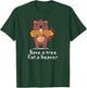 Save a Tree Eat a Beaver T-Shirt - T-Shirt | Forest
