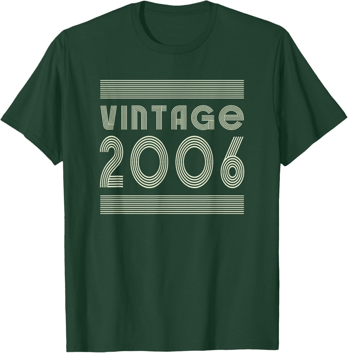 Vintage 2006 T Shirts Retro Funny 2006 Birthday T-Shirt - T-Shirt | Forest