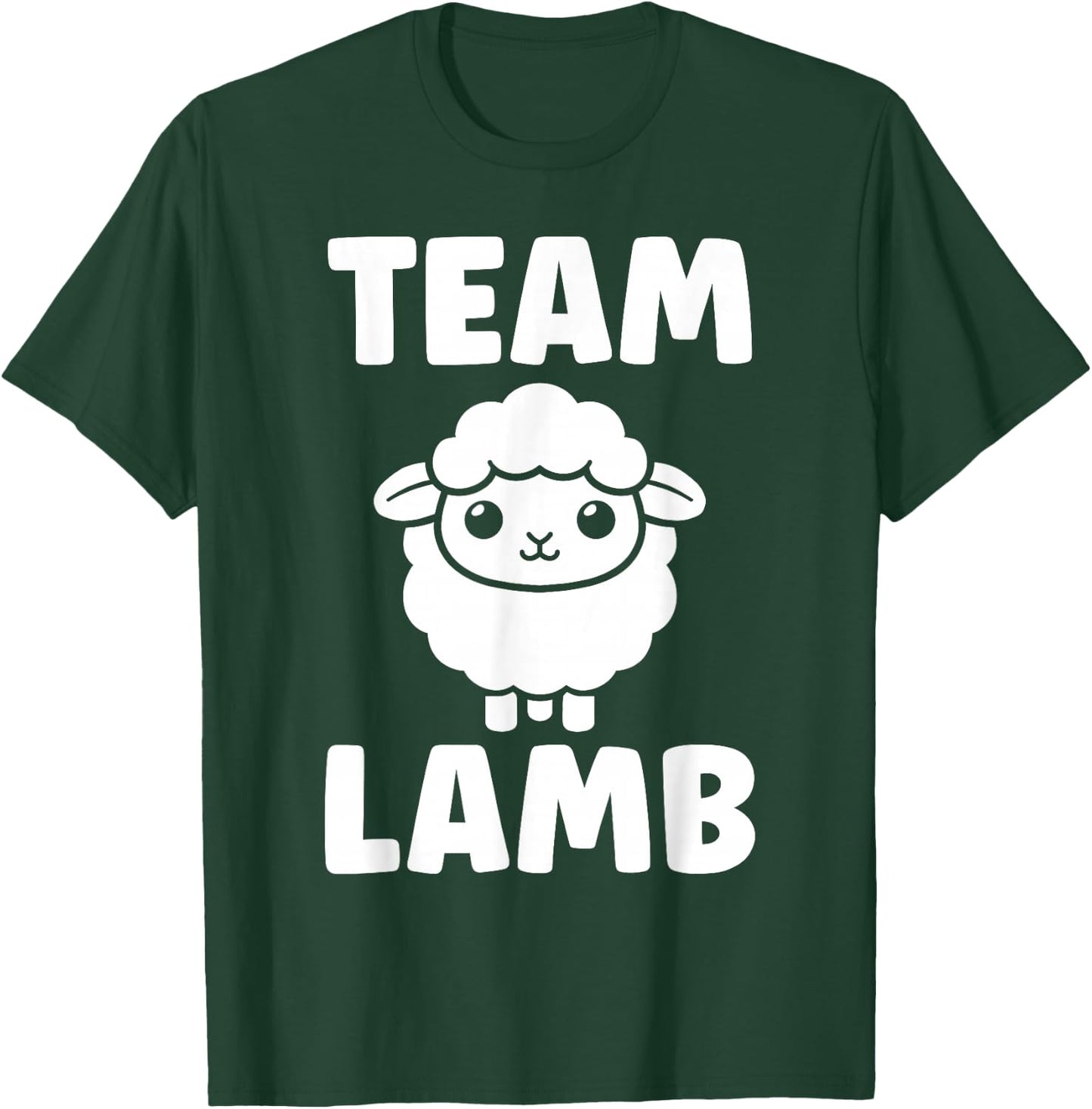 Quote Little Cute Baby Sheep Simple team Lamb T-Shirt - T-Shirt | Forest