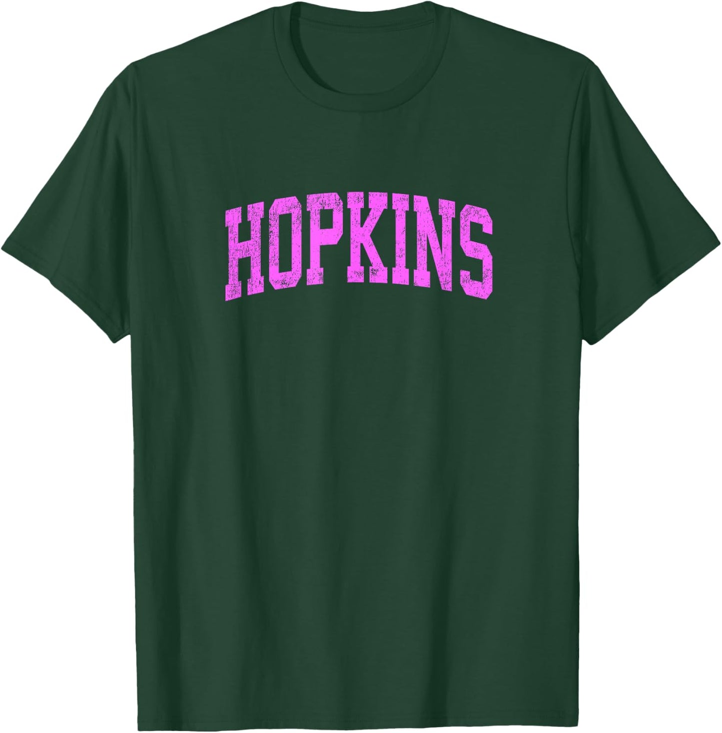 Hopkins Minnesota MN Vintage Athletic Sports Pink Design T-Shirt - T-Shirt | Forest