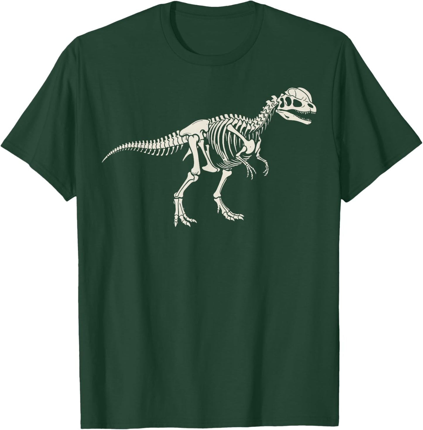 Dilophosaurus Skeleton Museum T-Shirt - T-Shirt | Forest