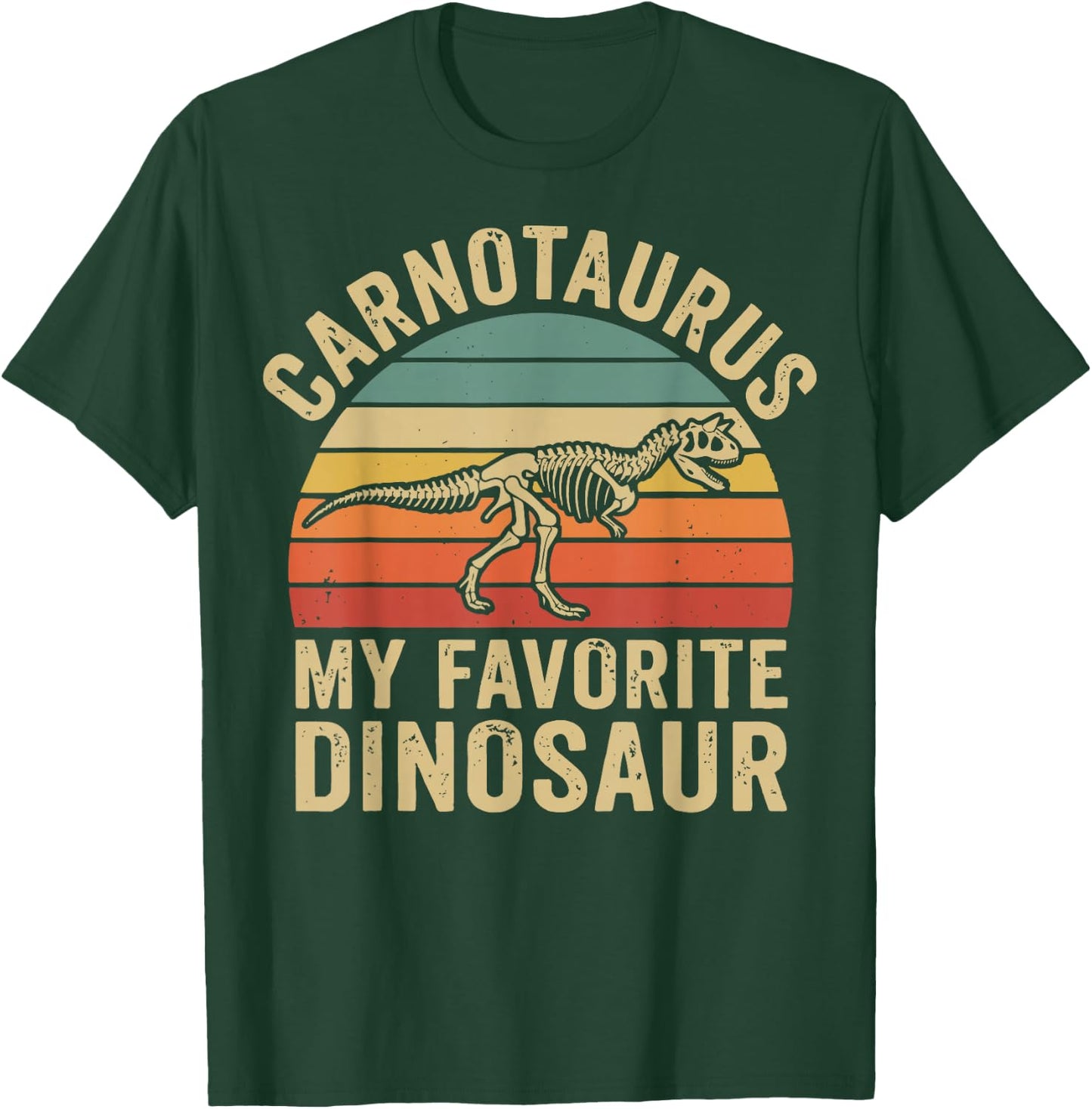 Carnotaurus My Favorite Dinosaur T-Shirt - T-Shirt | Forest
