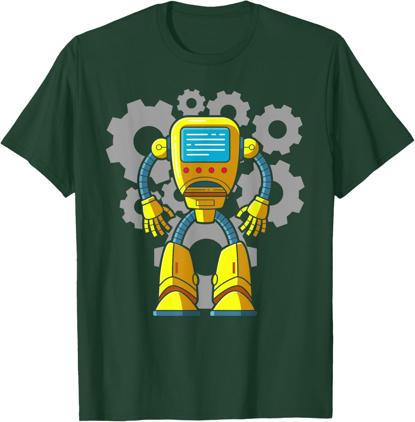 Robotik Kinder Roboter Kostüm Jungen T-Shirt - T-Shirt | Forest