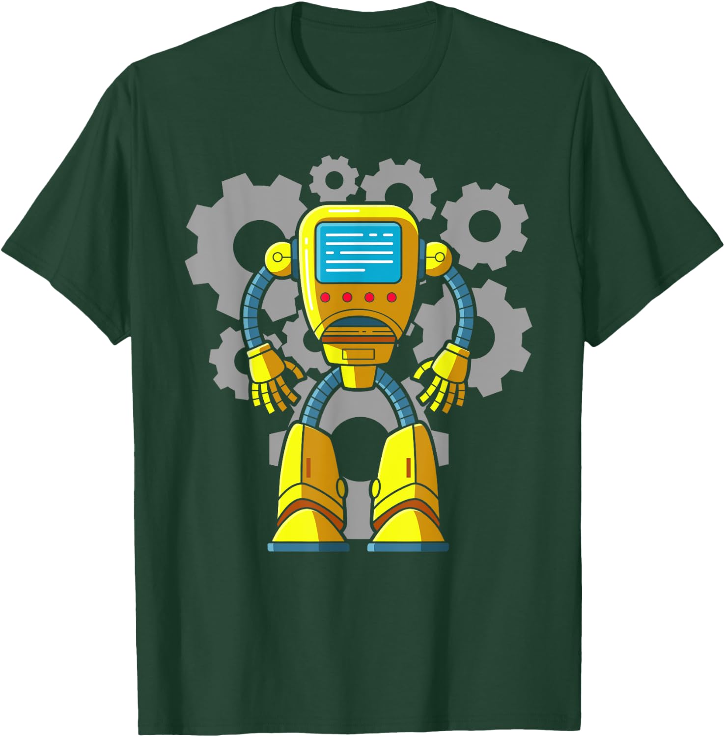 Robotik Kinder Roboter Kostüm Jungen T-Shirt - T-Shirt | Forest