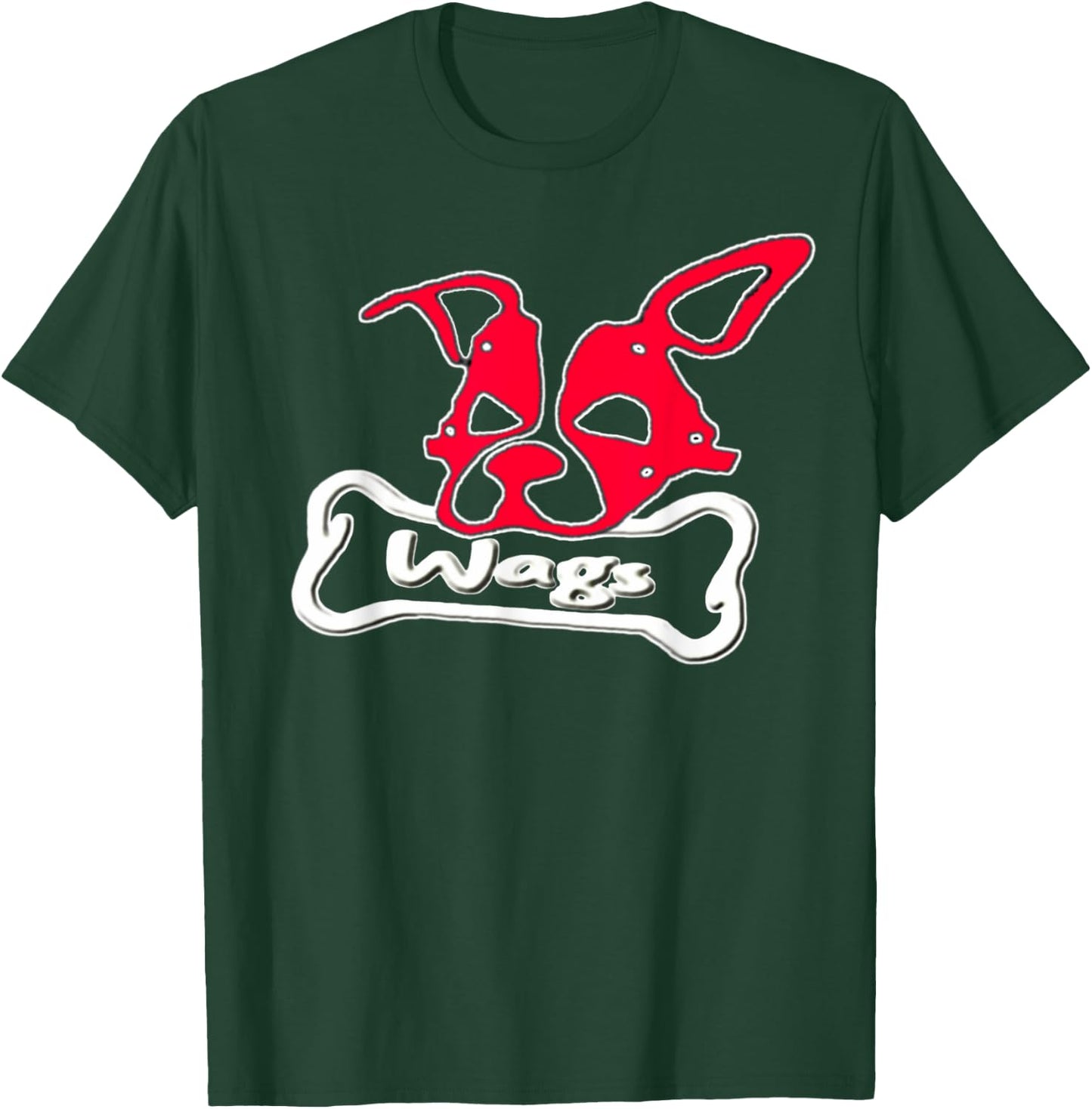 Red Human Pup Play Mask, Wags BDSM Gear Puppy Fetish Hood T-Shirt - T-Shirt | Forest