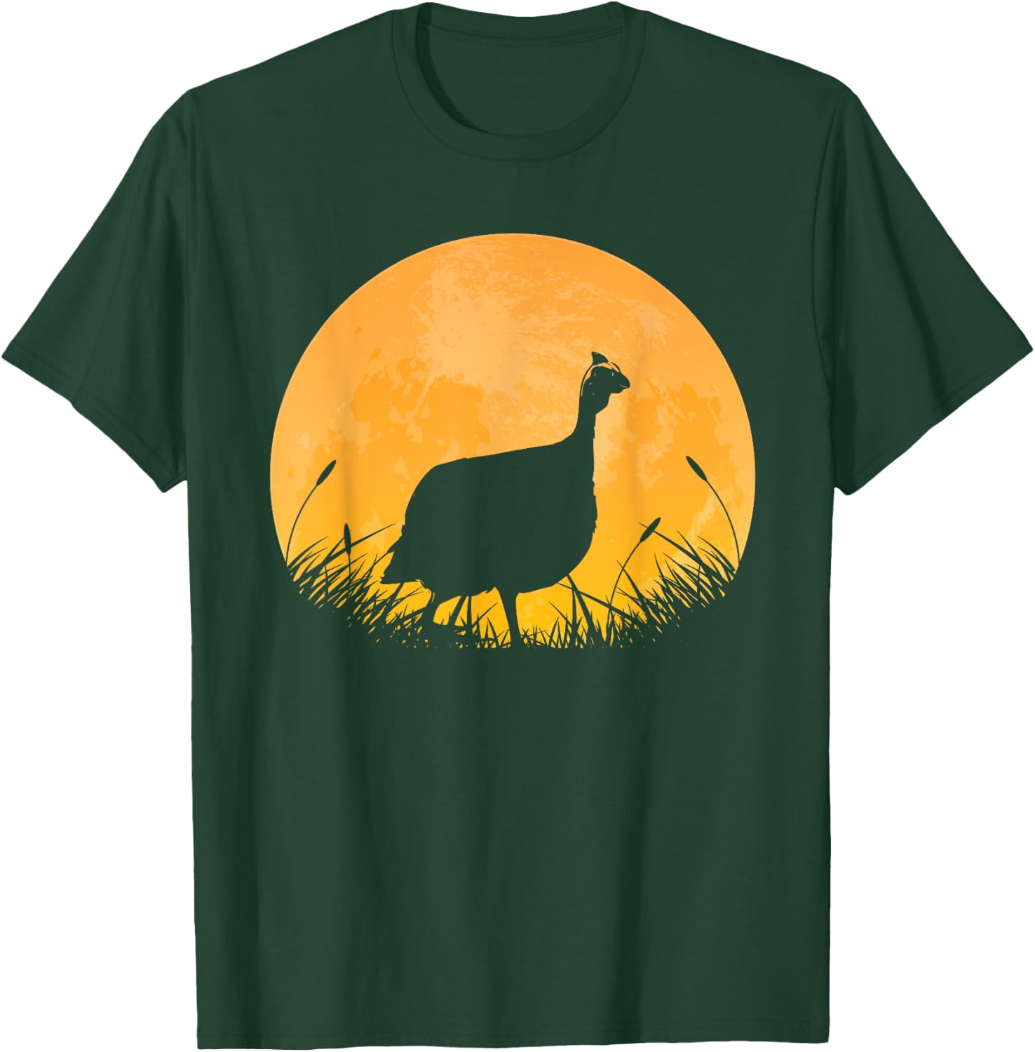Guinea Fowl Easy Halloween Outfit Bird Moon Costume Gift T-Shirt - T-Shirt | Forest