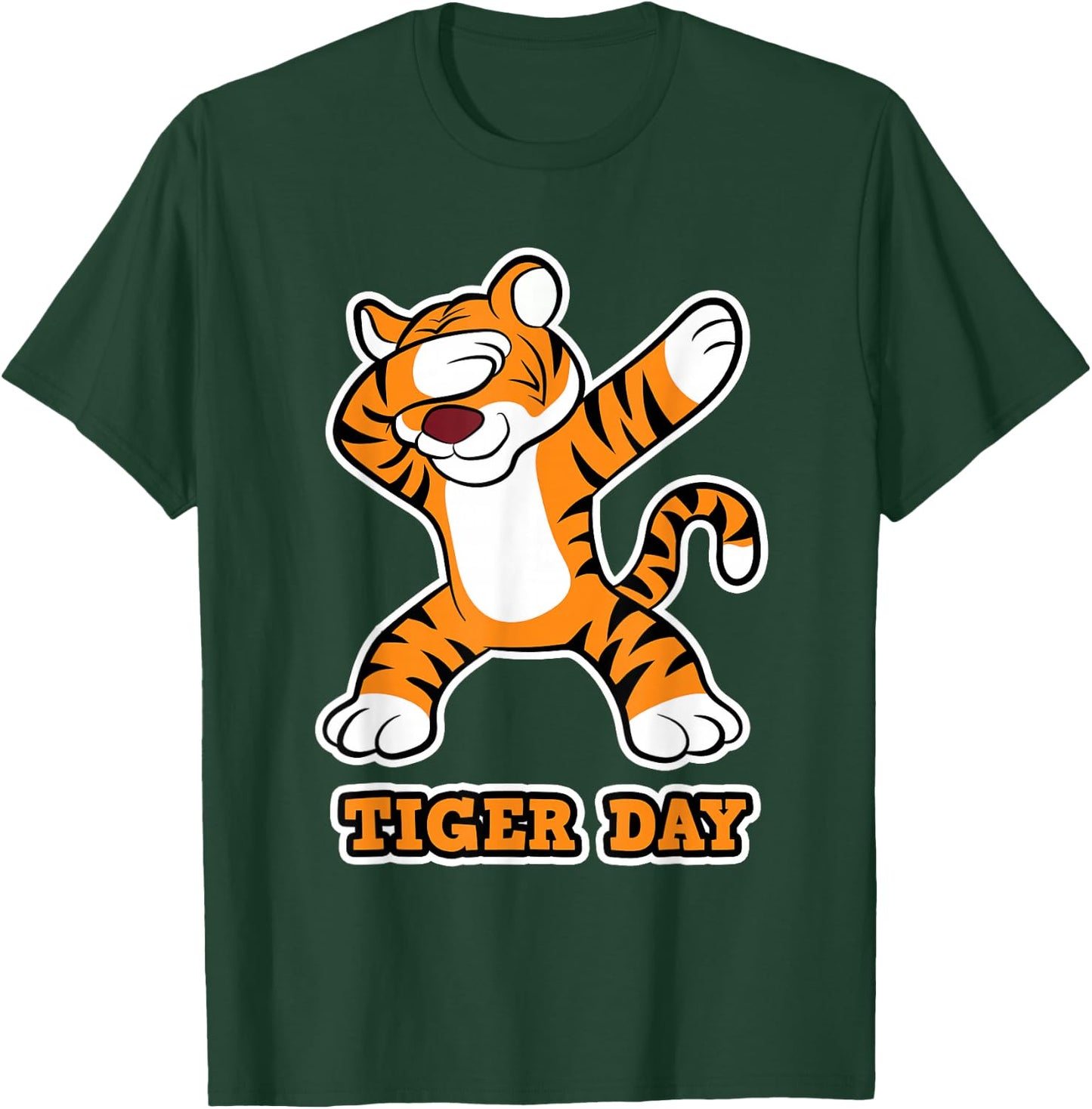 Tiger Day - Tiger Cat for Children - Tiger T-Shirt - T-Shirt | Forest
