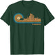 Toronto Skyline Retro Toronto Fan Canada Skyline Toronto T-Shirt - T-Shirt | Forest