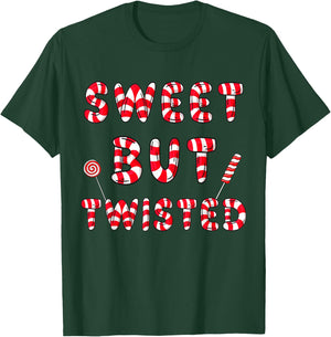 Peppermint Candy Sweet But Twisted Christmas Peppermint T-Shirt - T-Shirt | Forest