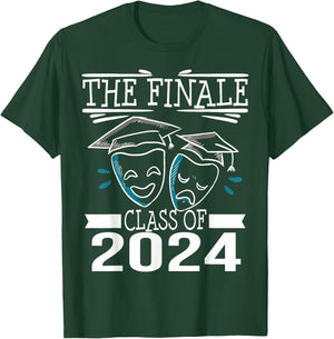 Class of 2024 Finale Drama Theater Club Actor Graduation T-Shirt - T-Shirt | Forest