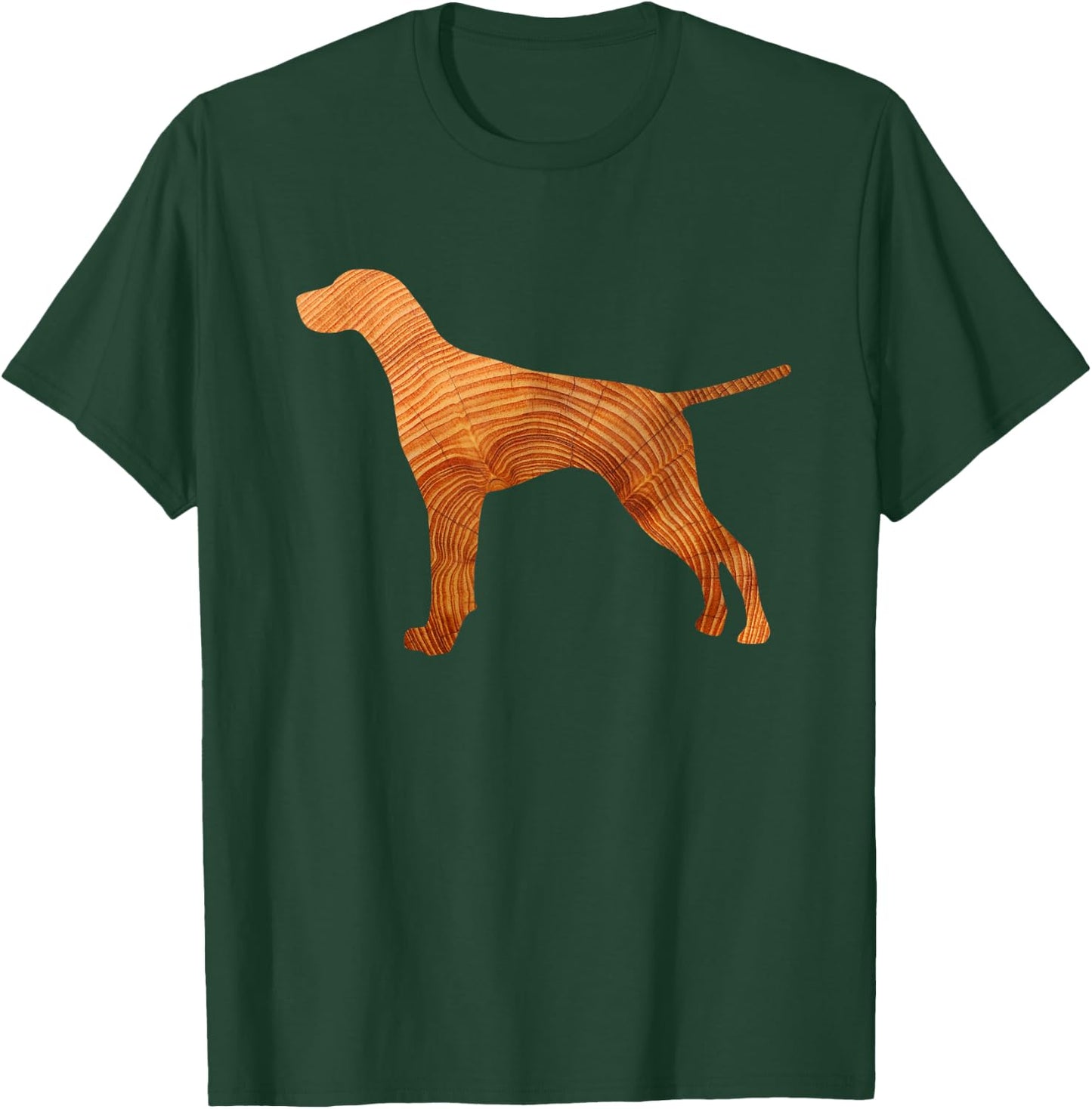 German Shorthair Pointer Shirt | Dog Tree Nature Silhouette T-Shirt - T-Shirt | Forest
