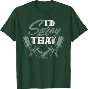 Car Sprayer Auto Body Automotive Painter T-Shirt - T-Shirt | Forest