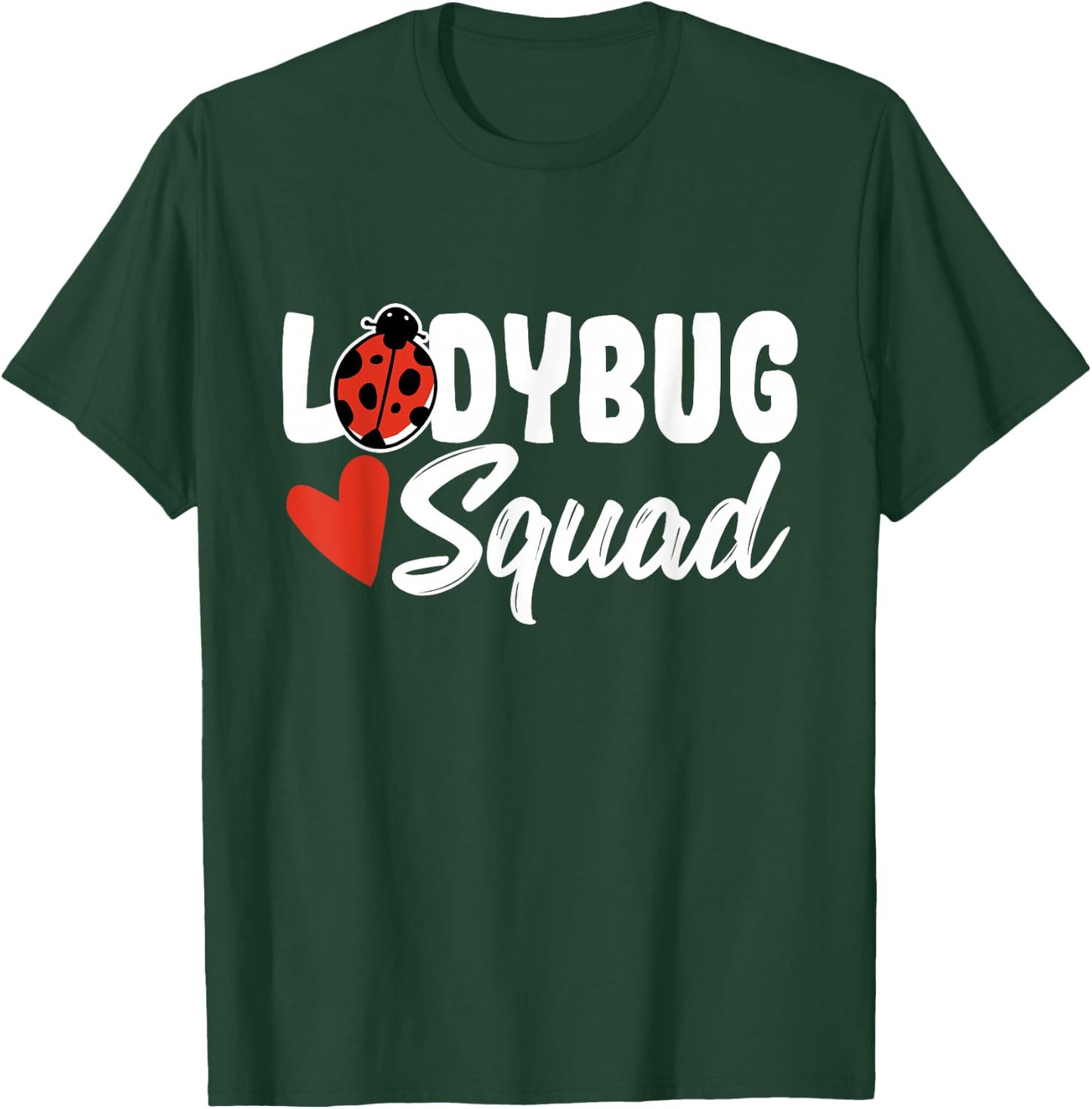 Ladybug Costume Women Kids Ladybug Squad T-Shirt - T-Shirt | Forest