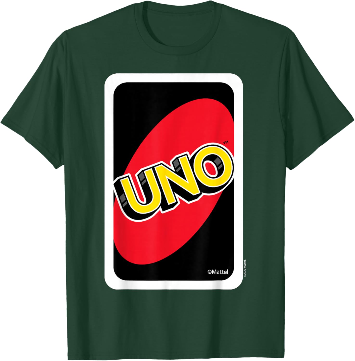 UNO - Card Back , black T-Shirt - T-Shirt | Forest