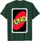 UNO - Card Back , black T-Shirt - T-Shirt | Forest