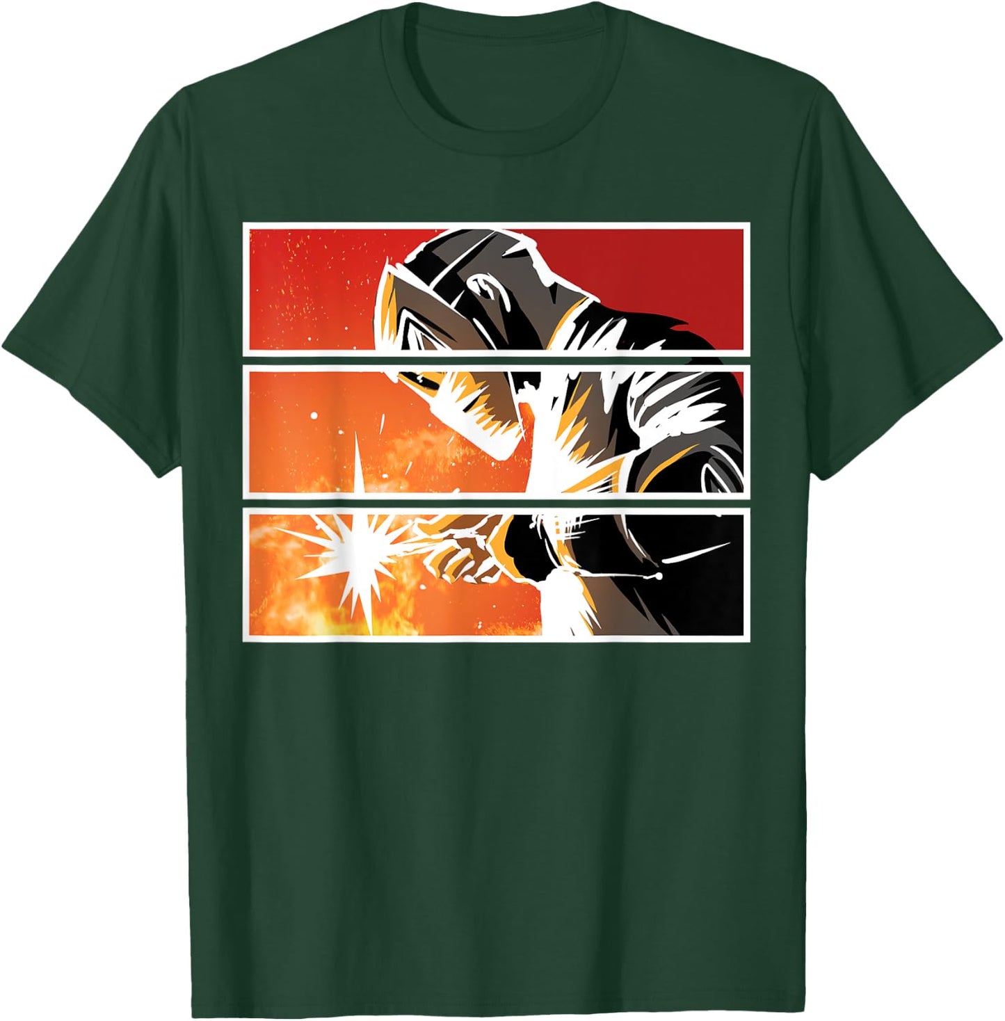 Arc Welder Stick Welding Gas Welding T-Shirt - T-Shirt | Forest