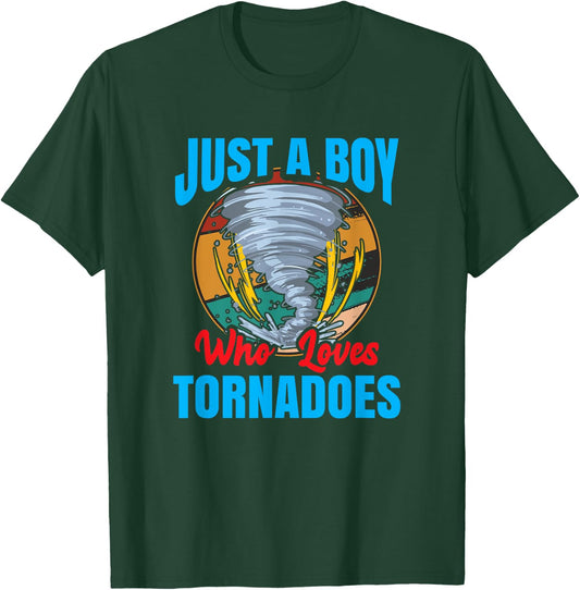 Tornade Garçon Chasseur De Tornade Chasseur De Tempête T-Shirt - T-Shirt | Forest