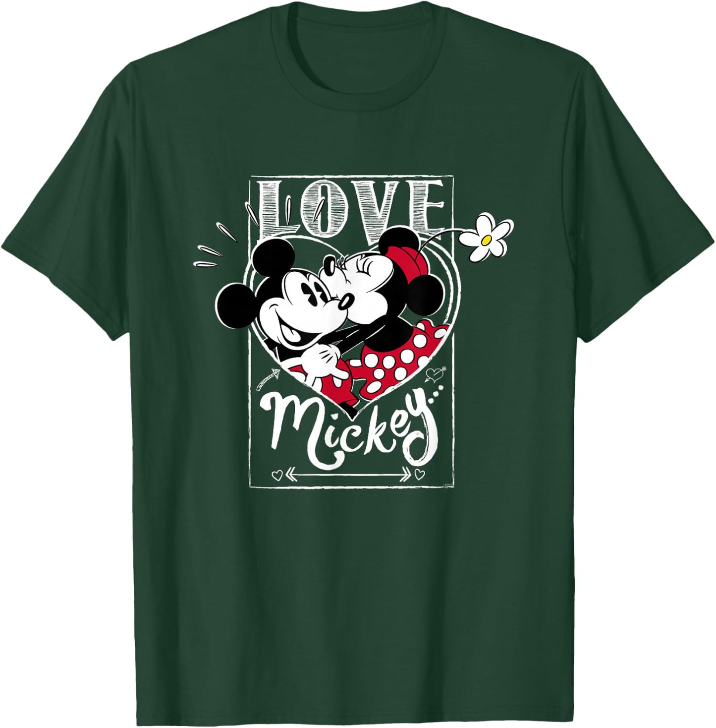 Disney Mickey & Minnie Mouse Love Mickey… Valentine’s Day T-Shirt - T-Shirt | Forest