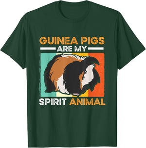 Guinea Pig Animals Pet - Guinea Pigs are my Spirit Animal T-Shirt - T-Shirt | Forest