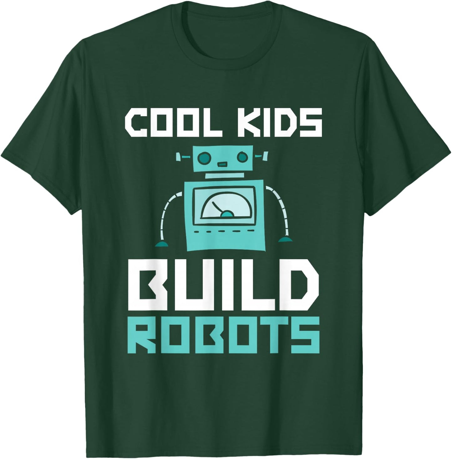 Cool Children's Building Robot Robot T-Shirt - T-Shirt | Forest