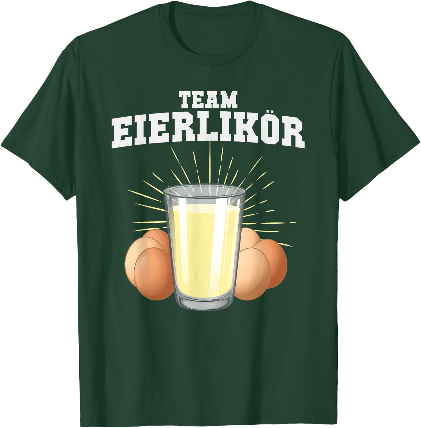 Team Egg Liqueur Party Crew Sports , black T-Shirt - T-Shirt | Forest