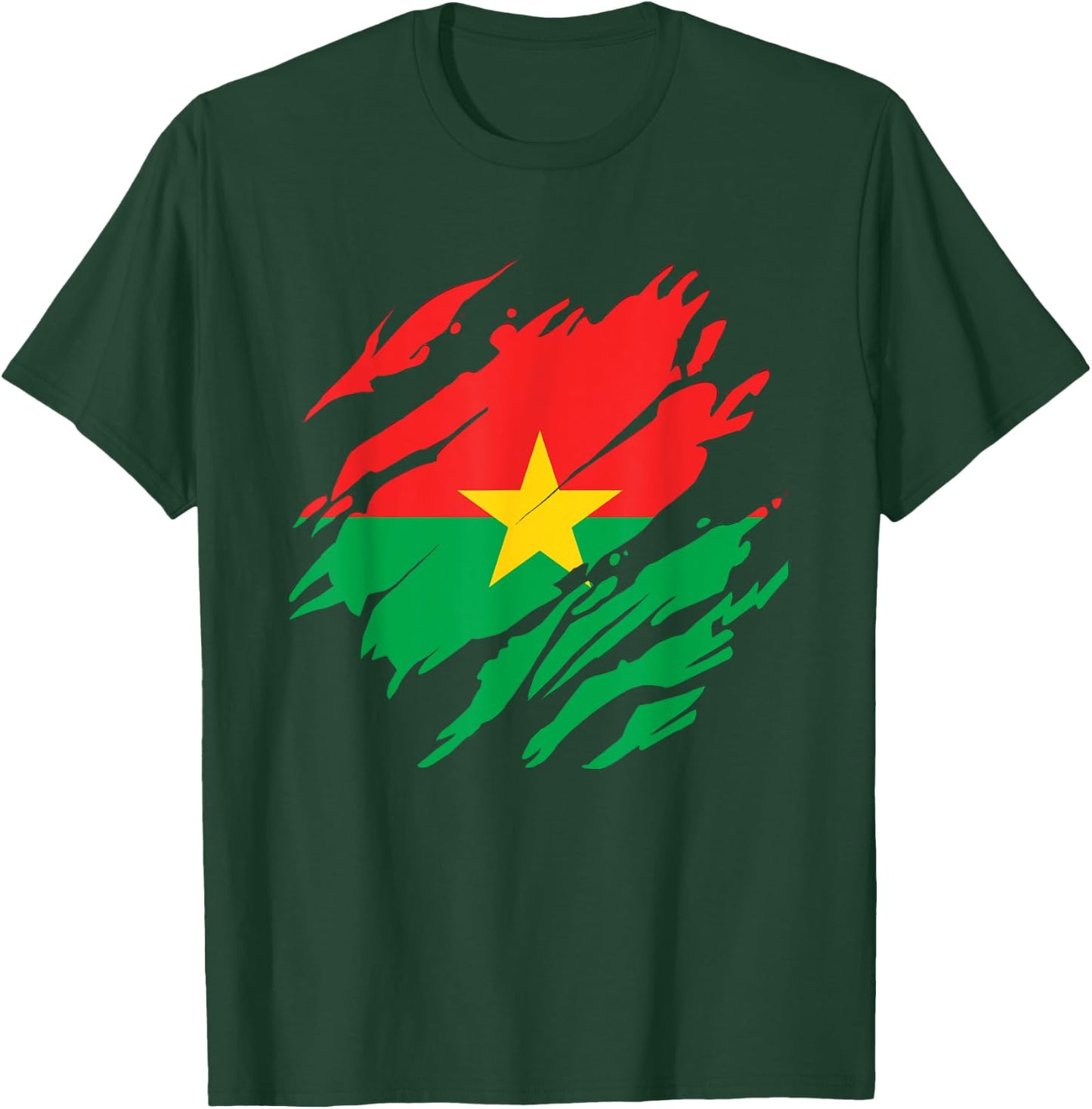 Drapeau Burkina Faso Idée-cadeau Burkinabé T-Shirt - T-Shirt | Forest