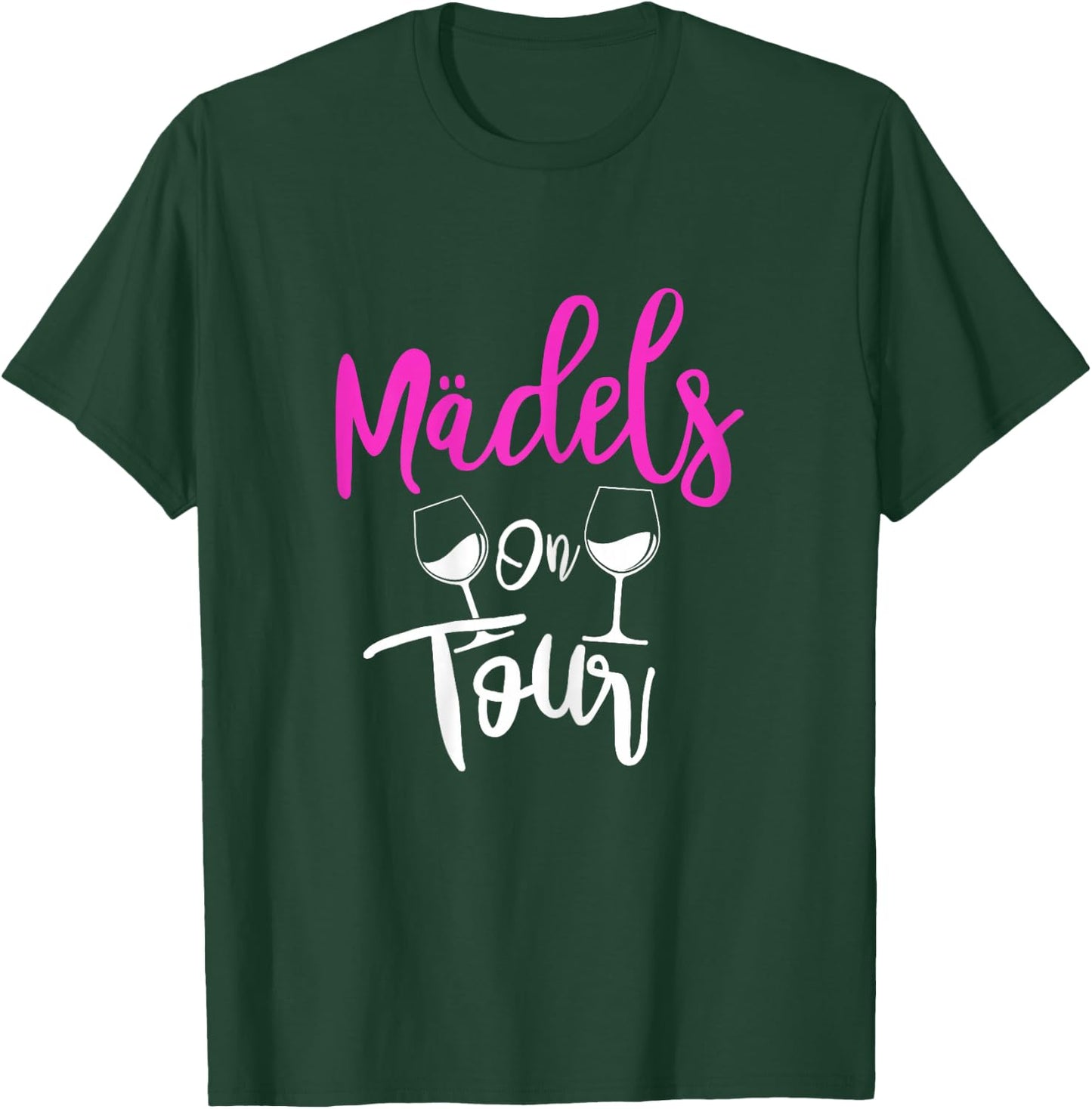 Wine Champagne Prosecco Girls' Evening Party Drinking Girls On Tour , black T-Shirt - T-Shirt | Forest