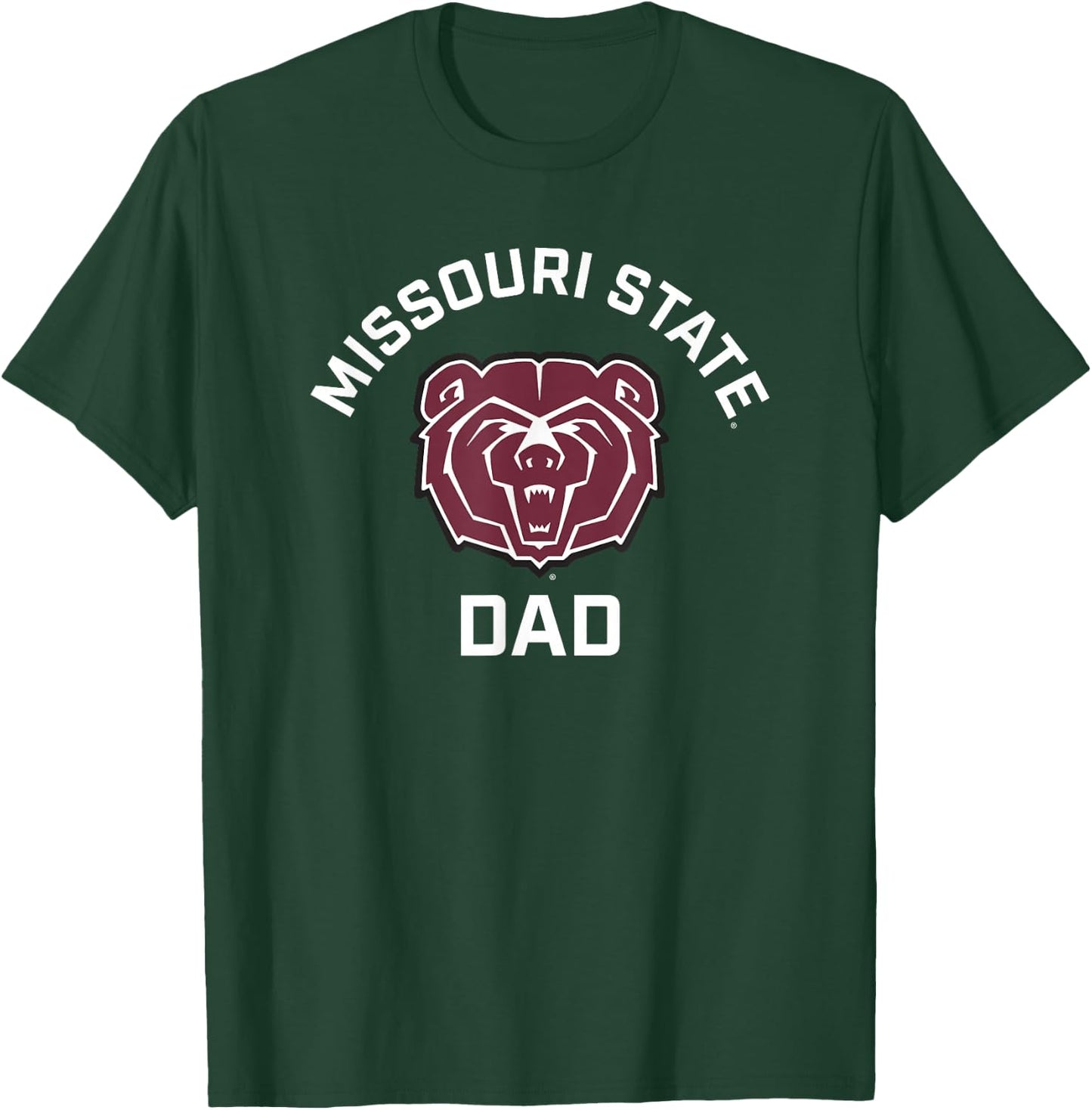 Missouri State University MSU Bears Arched Dad T-Shirt - T-Shirt | Forest